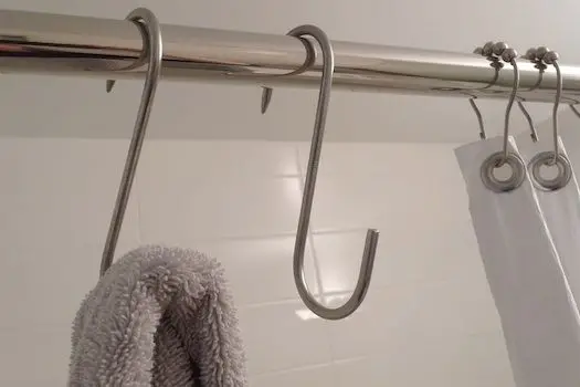 where to hang wet towels after shower