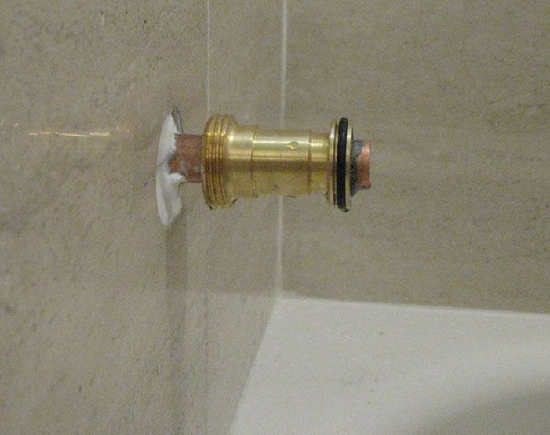 tub spout pipe too short