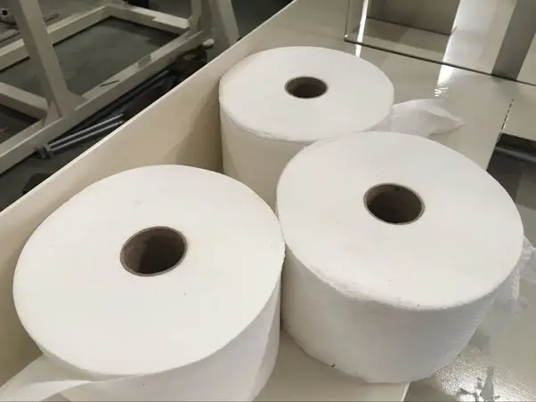 how long is a toilet paper roll in inches