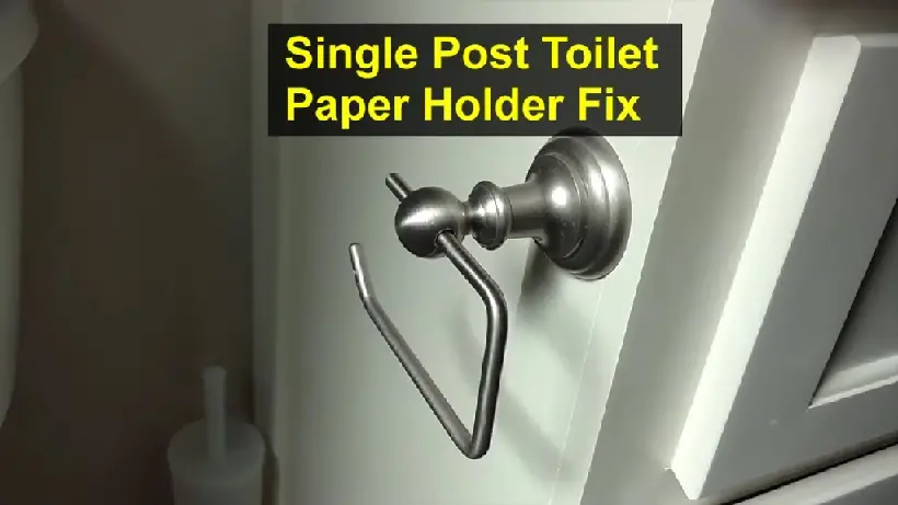 how to keep toilet paper from falling off holder